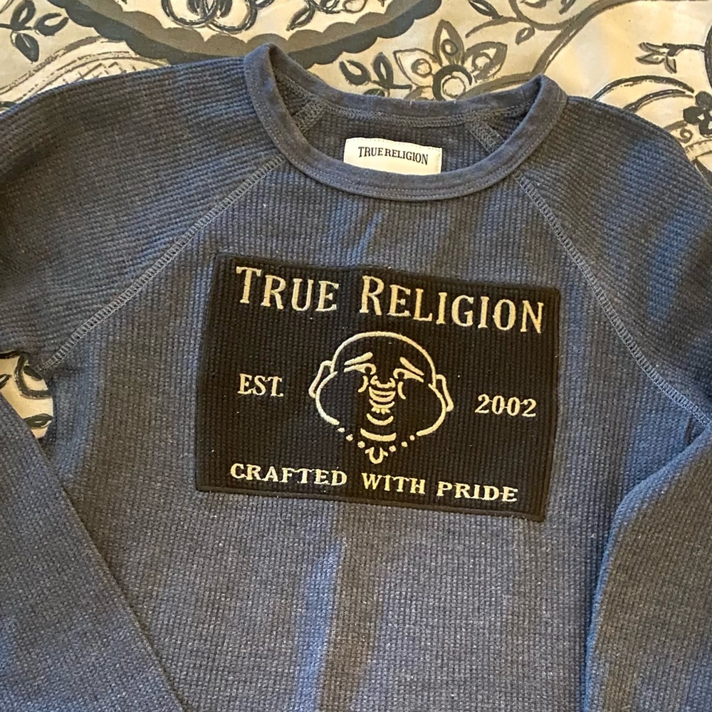 Boys long sleeve a true Religion shirt